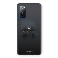Thumbnail for Θήκη Samsung S20 FE Sensitive Content από τη Smartfits με σχέδιο στο πίσω μέρος και μαύρο περίβλημα | Samsung S20 FE Sensitive Content case with colorful back and black bezels