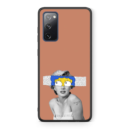 Θήκη Samsung S20 FE Sim Merilyn από τη Smartfits με σχέδιο στο πίσω μέρος και μαύρο περίβλημα | Samsung S20 FE Sim Merilyn case with colorful back and black bezels