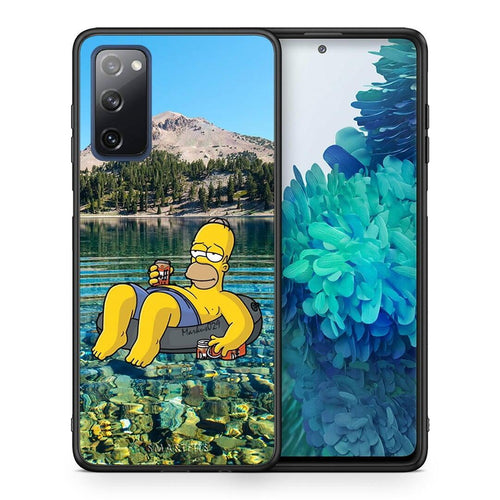 Θήκη Samsung S20 FE Summer Happiness από τη Smartfits με σχέδιο στο πίσω μέρος και μαύρο περίβλημα | Samsung S20 FE Summer Happiness case with colorful back and black bezels