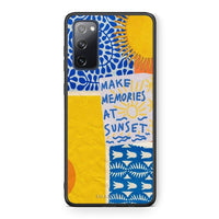 Thumbnail for Θήκη Samsung S20 FE Sunset Memories από τη Smartfits με σχέδιο στο πίσω μέρος και μαύρο περίβλημα | Samsung S20 FE Sunset Memories case with colorful back and black bezels