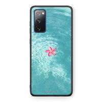 Thumbnail for Θήκη Samsung S20 FE Water Flower από τη Smartfits με σχέδιο στο πίσω μέρος και μαύρο περίβλημα | Samsung S20 FE Water Flower case with colorful back and black bezels