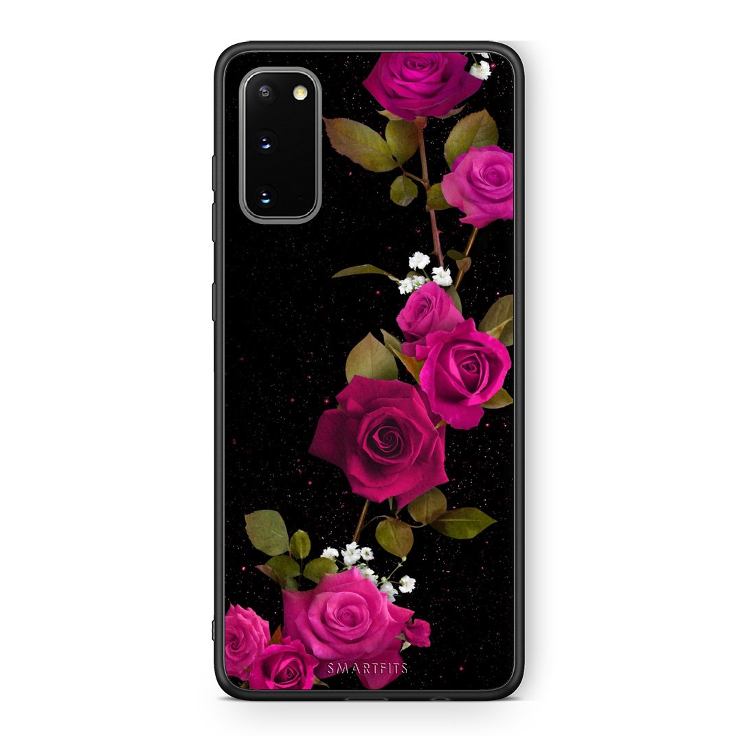 4 - Samsung S20 Red Roses Flower case, cover, bumper