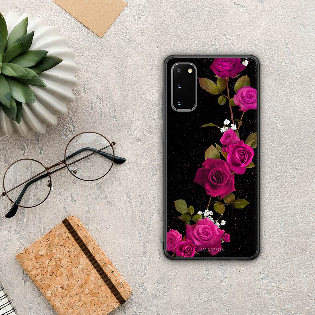 Flower Red Roses - Samsung Galaxy S20 θήκη