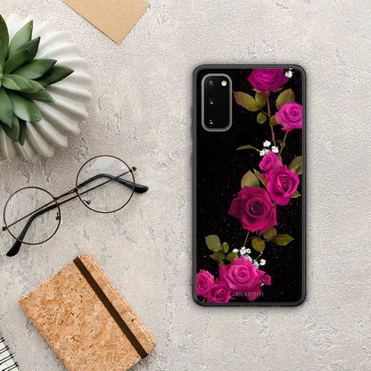 Flower Red Roses - Samsung Galaxy S20 θήκη