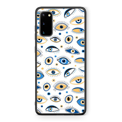 Samsung S20 Ftou Ftou θήκη από τη Smartfits με σχέδιο στο πίσω μέρος και μαύρο περίβλημα | Smartphone case with colorful back and black bezels by Smartfits