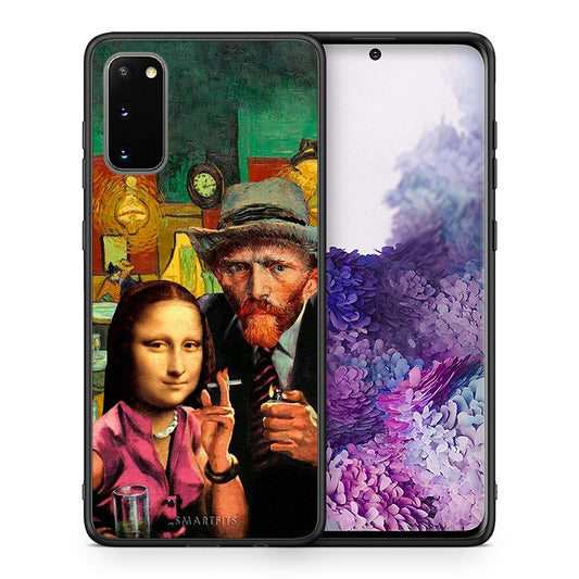 Θήκη Samsung S20 Funny Art από τη Smartfits με σχέδιο στο πίσω μέρος και μαύρο περίβλημα | Samsung S20 Funny Art case with colorful back and black bezels