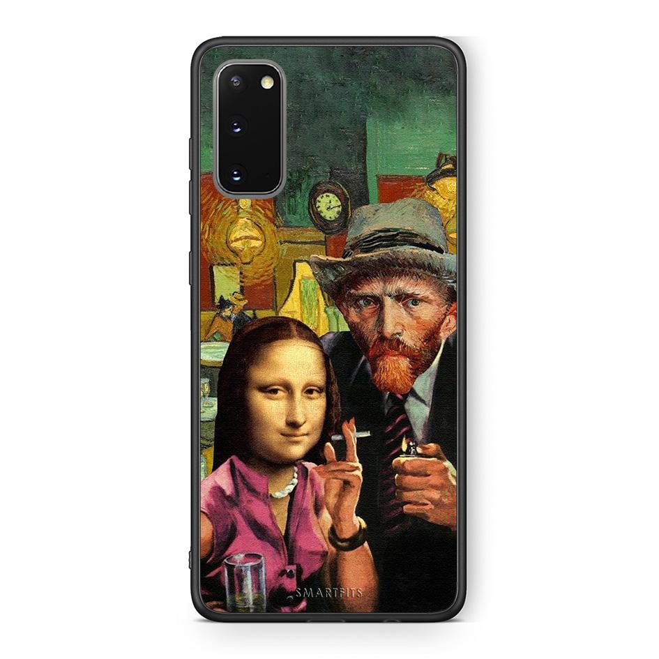 Samsung S20 Funny Art θήκη από τη Smartfits με σχέδιο στο πίσω μέρος και μαύρο περίβλημα | Smartphone case with colorful back and black bezels by Smartfits