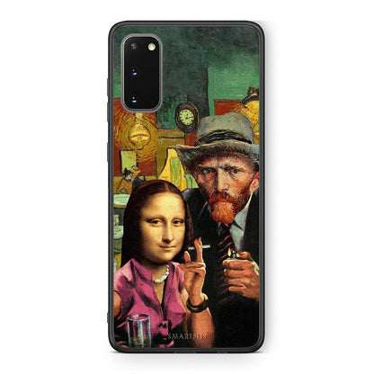 Samsung S20 Funny Art θήκη από τη Smartfits με σχέδιο στο πίσω μέρος και μαύρο περίβλημα | Smartphone case with colorful back and black bezels by Smartfits