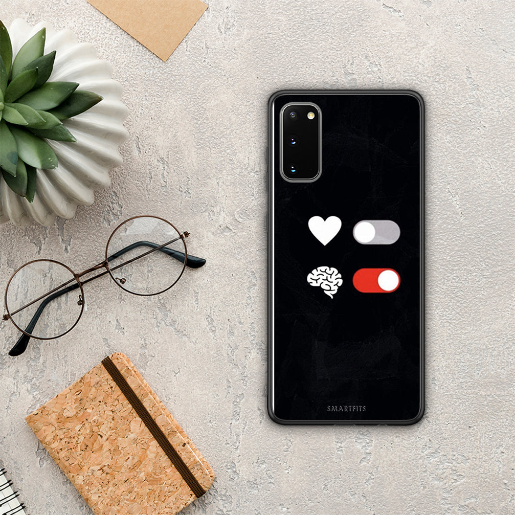Heart Vs Brain - Samsung Galaxy S20 θήκη
