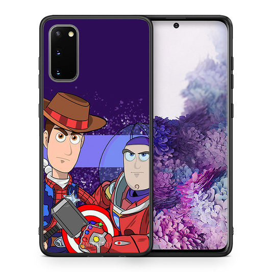 Θήκη Samsung S20 Infinity Story από τη Smartfits με σχέδιο στο πίσω μέρος και μαύρο περίβλημα | Samsung S20 Infinity Story case with colorful back and black bezels