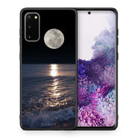 Thumbnail for Θήκη Samsung S20 Moon Landscape από τη Smartfits με σχέδιο στο πίσω μέρος και μαύρο περίβλημα | Samsung S20 Moon Landscape case with colorful back and black bezels