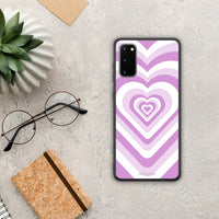 Thumbnail for Lilac Hearts - Samsung Galaxy S20 θήκη
