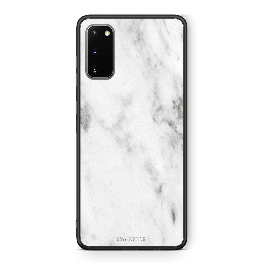 2 - Samsung S20 White marble case, cover, bumper