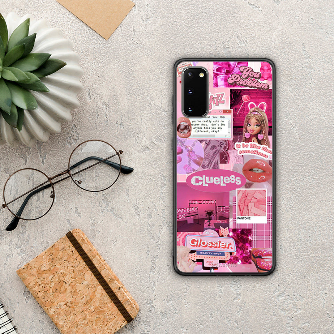 Pink Love - Samsung Galaxy S20 θήκη