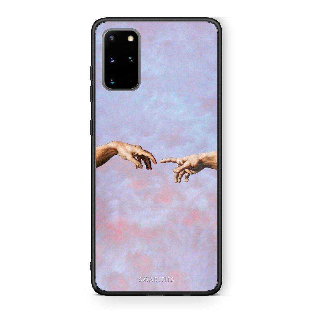 Samsung S20 Plus Adam Hand θήκη από τη Smartfits με σχέδιο στο πίσω μέρος και μαύρο περίβλημα | Smartphone case with colorful back and black bezels by Smartfits
