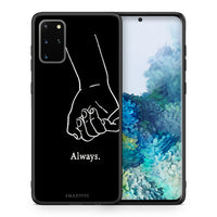 Thumbnail for Θήκη Αγίου Βαλεντίνου Samsung S20 Plus Always & Forever 1 από τη Smartfits με σχέδιο στο πίσω μέρος και μαύρο περίβλημα | Samsung S20 Plus Always & Forever 1 case with colorful back and black bezels