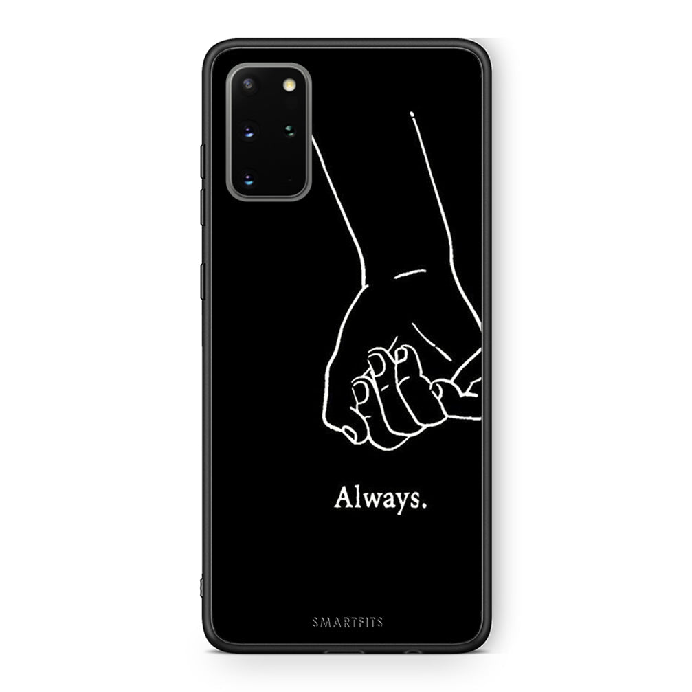 Samsung S20 Plus Always & Forever 1 Θήκη Αγίου Βαλεντίνου από τη Smartfits με σχέδιο στο πίσω μέρος και μαύρο περίβλημα | Smartphone case with colorful back and black bezels by Smartfits