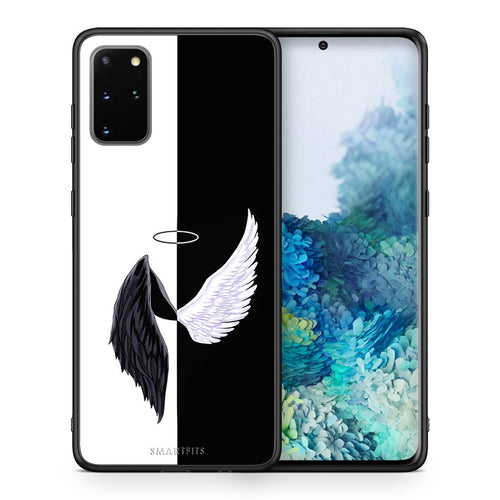 Θήκη Samsung S20 Plus Angels Demons από τη Smartfits με σχέδιο στο πίσω μέρος και μαύρο περίβλημα | Samsung S20 Plus Angels Demons case with colorful back and black bezels