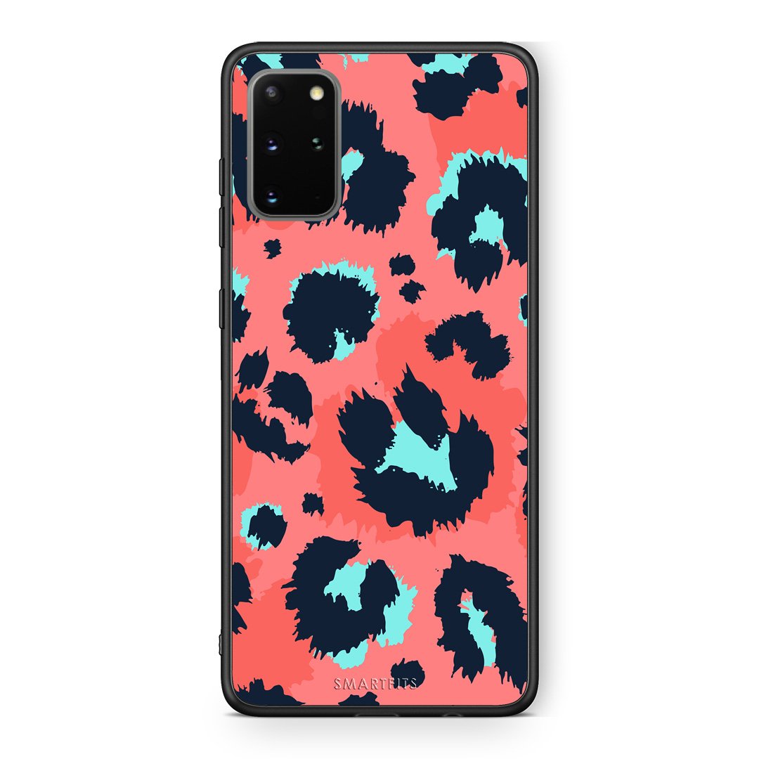 22 - Samsung S20 Plus Pink Leopard Animal case, cover, bumper