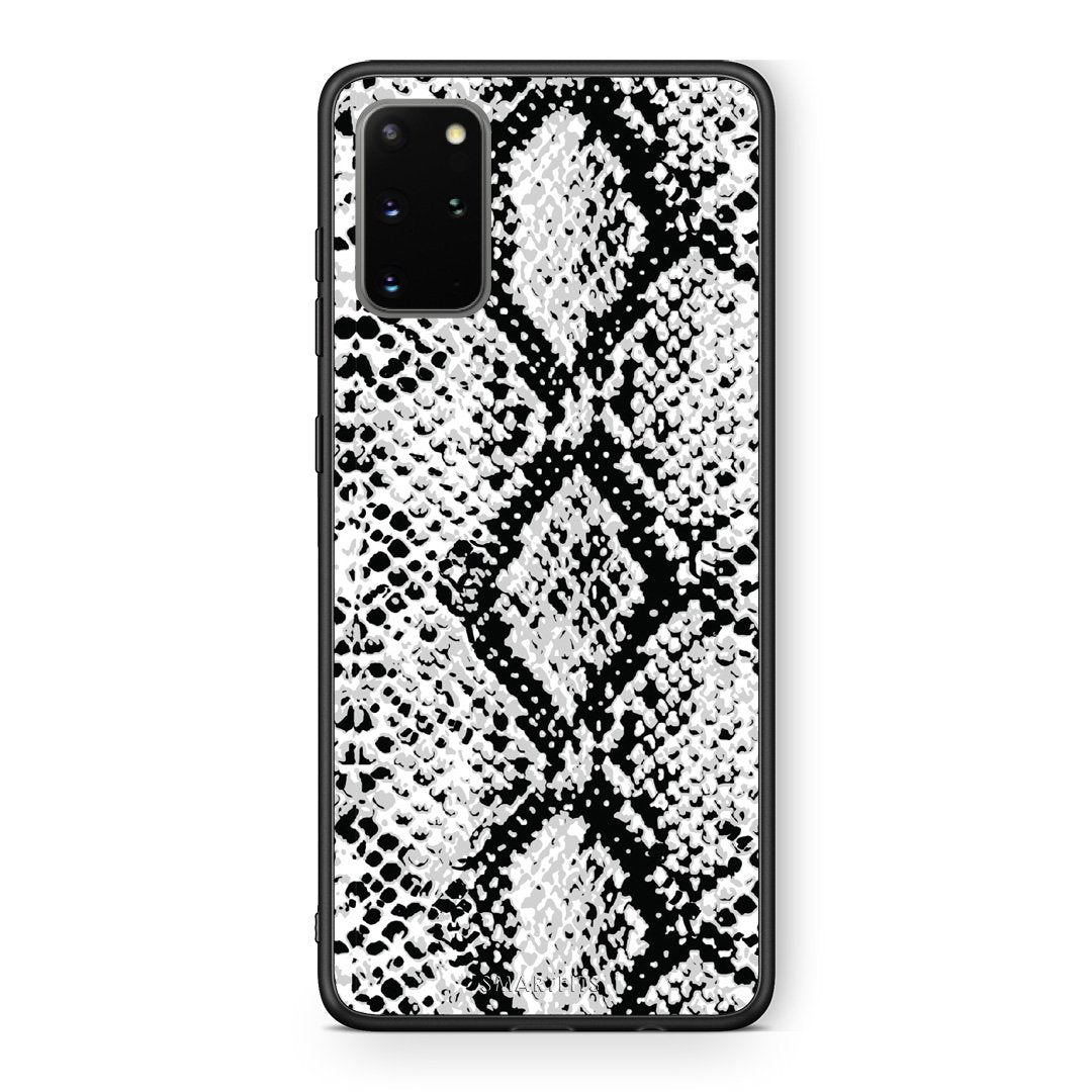 24 - Samsung S20 Plus White Snake Animal case, cover, bumper