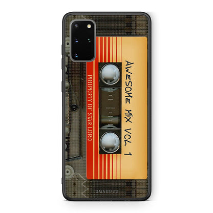 Samsung S20 Plus Awesome Mix θήκη από τη Smartfits με σχέδιο στο πίσω μέρος και μαύρο περίβλημα | Smartphone case with colorful back and black bezels by Smartfits