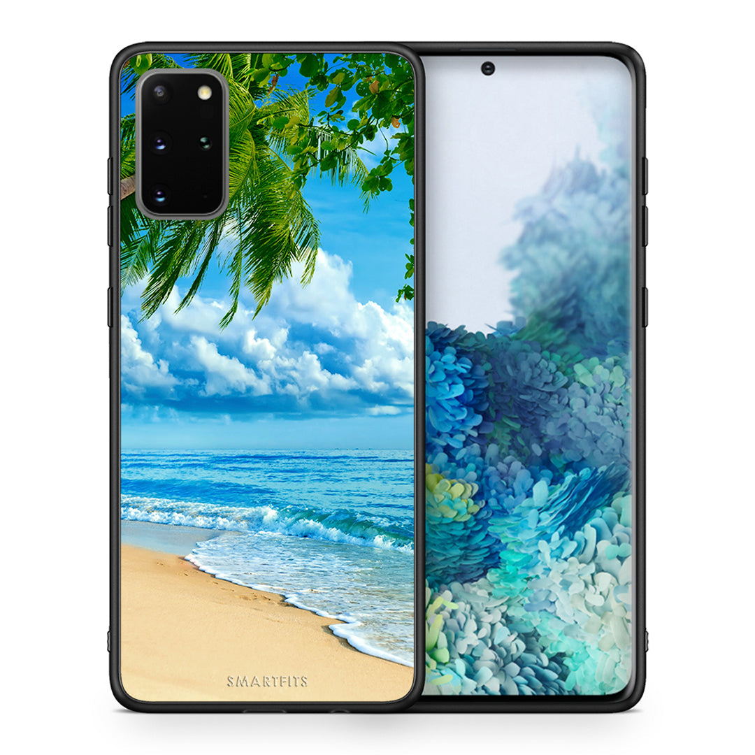 Θήκη Samsung S20 Plus Beautiful Beach από τη Smartfits με σχέδιο στο πίσω μέρος και μαύρο περίβλημα | Samsung S20 Plus Beautiful Beach case with colorful back and black bezels