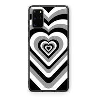 Thumbnail for Samsung S20 Plus Black Hearts θήκη από τη Smartfits με σχέδιο στο πίσω μέρος και μαύρο περίβλημα | Smartphone case with colorful back and black bezels by Smartfits
