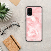 Thumbnail for Boho Pink Feather - Samsung Galaxy S20+ θήκη