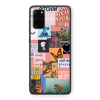 Thumbnail for Samsung S20 Plus Collage Bitchin Θήκη Αγίου Βαλεντίνου από τη Smartfits με σχέδιο στο πίσω μέρος και μαύρο περίβλημα | Smartphone case with colorful back and black bezels by Smartfits
