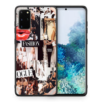 Thumbnail for Θήκη Αγίου Βαλεντίνου Samsung S20 Plus Collage Fashion από τη Smartfits με σχέδιο στο πίσω μέρος και μαύρο περίβλημα | Samsung S20 Plus Collage Fashion case with colorful back and black bezels