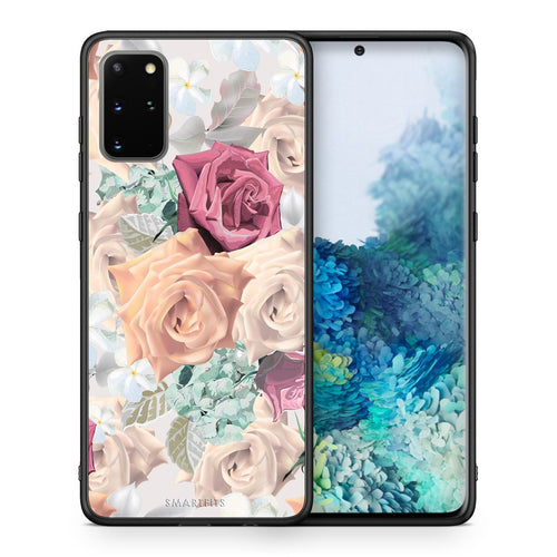Θήκη Samsung S20 Plus Bouquet Floral από τη Smartfits με σχέδιο στο πίσω μέρος και μαύρο περίβλημα | Samsung S20 Plus Bouquet Floral case with colorful back and black bezels