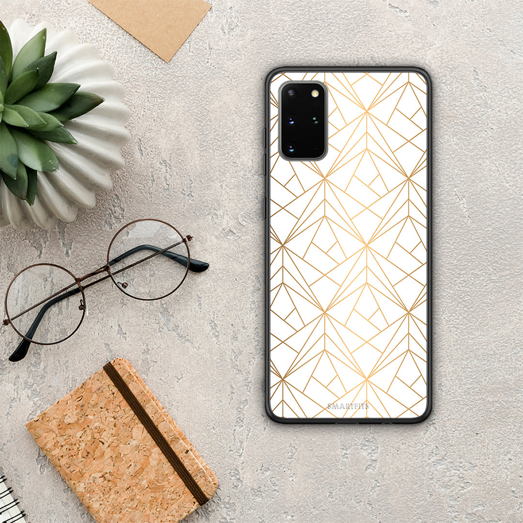 Geometric Luxury White - Samsung Galaxy S20+ θήκη