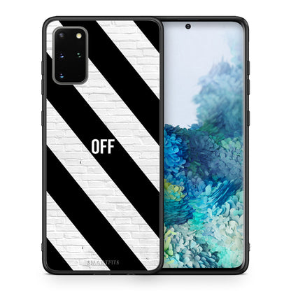 Θήκη Samsung S20 Plus Get Off από τη Smartfits με σχέδιο στο πίσω μέρος και μαύρο περίβλημα | Samsung S20 Plus Get Off case with colorful back and black bezels