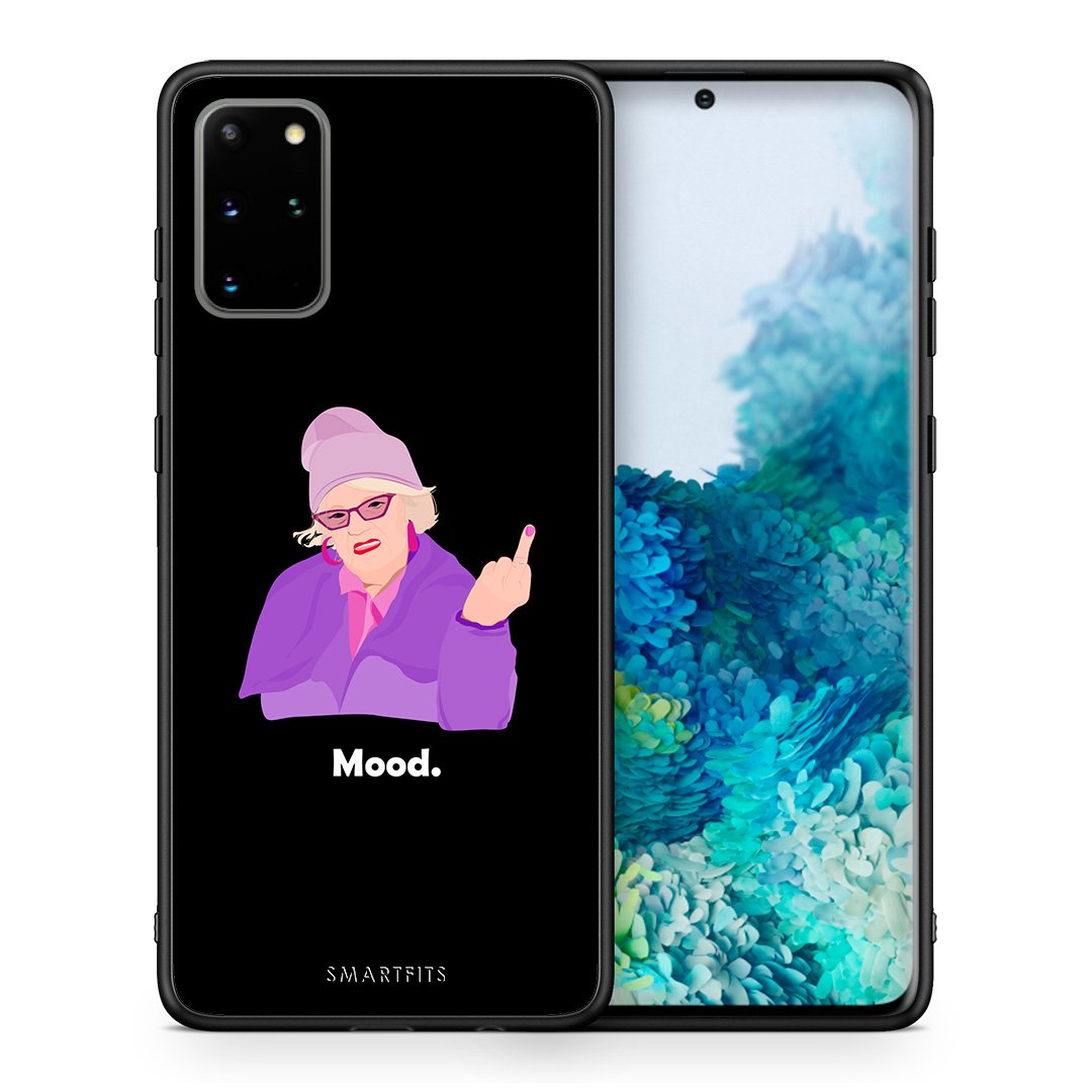 Θήκη Samsung S20 Plus Grandma Mood Black από τη Smartfits με σχέδιο στο πίσω μέρος και μαύρο περίβλημα | Samsung S20 Plus Grandma Mood Black case with colorful back and black bezels