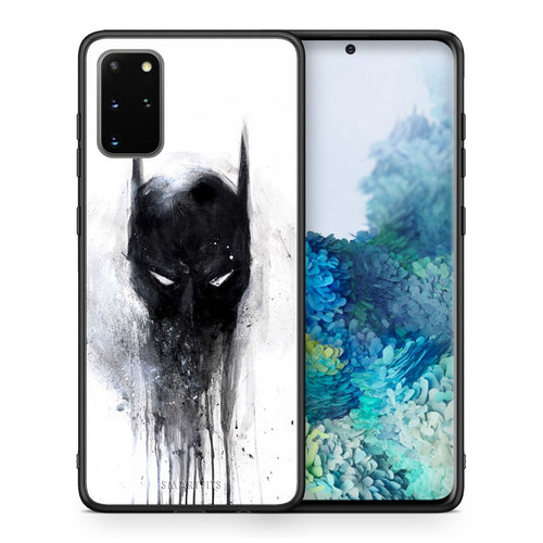 Θήκη Samsung S20 Plus Paint Bat Hero από τη Smartfits με σχέδιο στο πίσω μέρος και μαύρο περίβλημα | Samsung S20 Plus Paint Bat Hero case with colorful back and black bezels