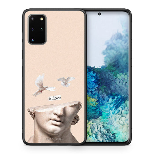 Θήκη Samsung S20 Plus In Love από τη Smartfits με σχέδιο στο πίσω μέρος και μαύρο περίβλημα | Samsung S20 Plus In Love case with colorful back and black bezels