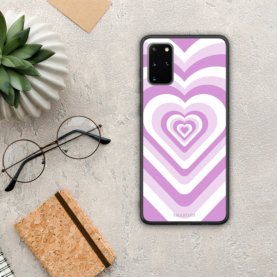 Lilac Hearts - Samsung Galaxy S20+ θήκη
