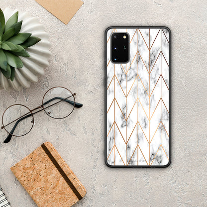 Marble Gold Geometric - Samsung Galaxy S20+ θήκη