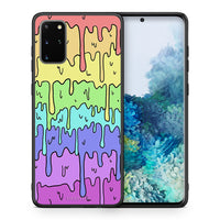 Thumbnail for Θήκη Samsung S20 Plus Melting Rainbow από τη Smartfits με σχέδιο στο πίσω μέρος και μαύρο περίβλημα | Samsung S20 Plus Melting Rainbow case with colorful back and black bezels