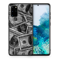 Thumbnail for Θήκη Samsung S20 Plus Money Dollars από τη Smartfits με σχέδιο στο πίσω μέρος και μαύρο περίβλημα | Samsung S20 Plus Money Dollars case with colorful back and black bezels