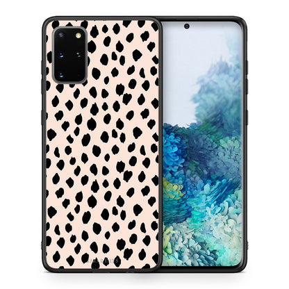 Θήκη Samsung S20 Plus New Polka Dots από τη Smartfits με σχέδιο στο πίσω μέρος και μαύρο περίβλημα | Samsung S20 Plus New Polka Dots case with colorful back and black bezels