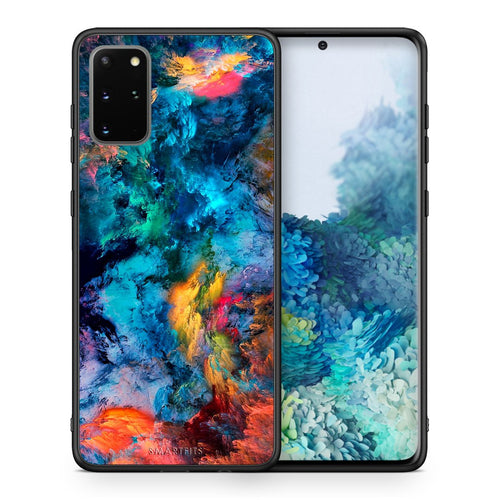 Θήκη Samsung S20 Plus Crayola Paint από τη Smartfits με σχέδιο στο πίσω μέρος και μαύρο περίβλημα | Samsung S20 Plus Crayola Paint case with colorful back and black bezels