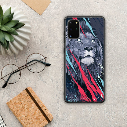 PopArt Lion Designer - Samsung Galaxy S20+ θήκη
