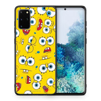 Thumbnail for Θήκη Samsung S20 Plus Sponge PopArt από τη Smartfits με σχέδιο στο πίσω μέρος και μαύρο περίβλημα | Samsung S20 Plus Sponge PopArt case with colorful back and black bezels