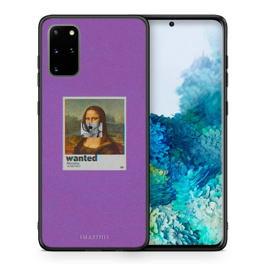 Θήκη Samsung S20 Plus Monalisa Popart από τη Smartfits με σχέδιο στο πίσω μέρος και μαύρο περίβλημα | Samsung S20 Plus Monalisa Popart case with colorful back and black bezels