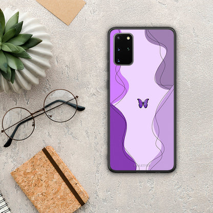 Purple Mariposa - Samsung Galaxy S20+ θήκη