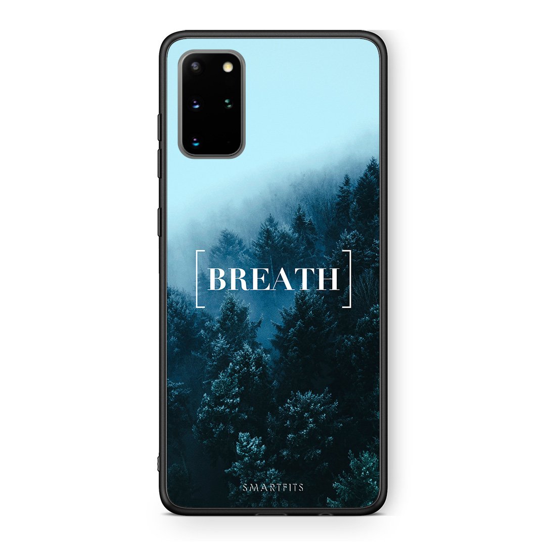 4 - Samsung S20 Plus Breath Quote case, cover, bumper