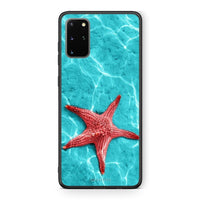 Thumbnail for Samsung S20 Plus Red Starfish Θήκη από τη Smartfits με σχέδιο στο πίσω μέρος και μαύρο περίβλημα | Smartphone case with colorful back and black bezels by Smartfits