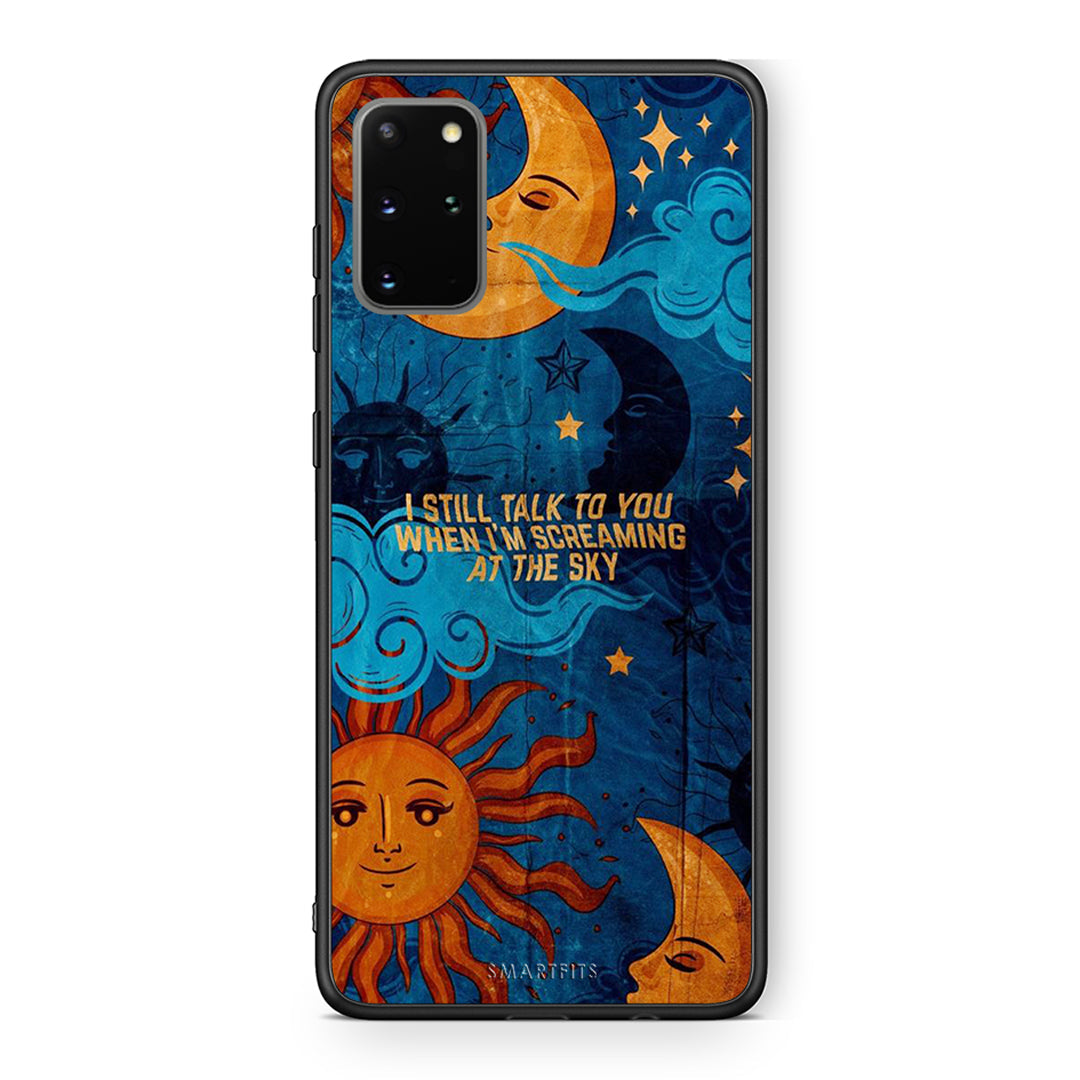Samsung S20 Plus Screaming Sky θήκη από τη Smartfits με σχέδιο στο πίσω μέρος και μαύρο περίβλημα | Smartphone case with colorful back and black bezels by Smartfits