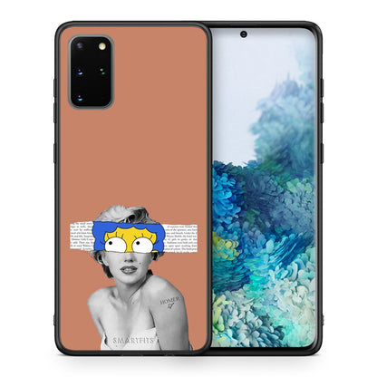 Θήκη Samsung S20 Plus Sim Merilyn από τη Smartfits με σχέδιο στο πίσω μέρος και μαύρο περίβλημα | Samsung S20 Plus Sim Merilyn case with colorful back and black bezels